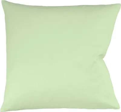 Produktbild von Fleuresse Mako-Satin-Kissenbezug uni colours lindgrün 7042
