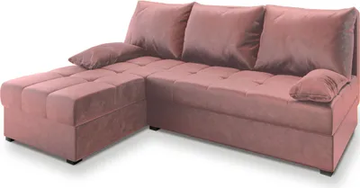 Produktbild von Masseno Ecksofa RITA mit Schlaffunktion L-Form, Sofa mit Bettkasten, Wohnzimmersofa, Couch, Soffa, Bettsofa, Couchgarnitur- Rosa, KRONOS 27