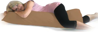 Produktbild von Bezug Seitenschläferkissen 40x120 | 40x140 | 40x160 | 40x200 : Farbe - Camel, Größe - 40x140-145 cm