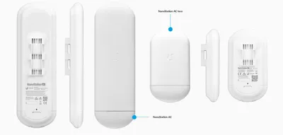Produktbild von Ubiquiti NanoStation 5AC Loco, 5 GHz, 1000 Mbit/s, 10,100,1000 Mbit/s
