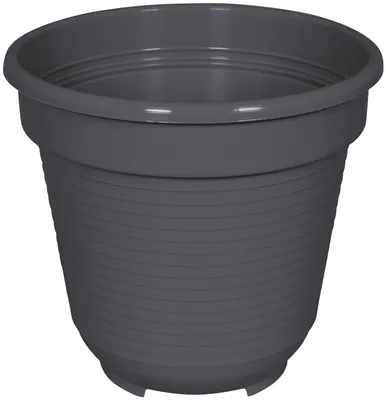 Produktbild von Pflanztopf geli Standard Kunststoff Ø 10 cm H 9 cm anthrazit