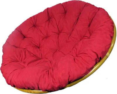 Produktbild von Polster, Kissen, Auflage, Ersatzpolster für Rattan Papasansessel, Stoff Uni Living 236 D 110 cm