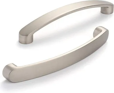 Immagine prodotto di 6 ganci da cucina cromati – maniglie – nichel spazzolato – distanza 160 mm