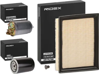 Produktbild von RIDEX Filterset Inspektionspaket Filtersatz für VW Transporter IV Bus (70B, 70C, 7DB, 7DK, 70J, 70K, 7DC, 7DJ) GOLF III (1H1) GOLF II (19E, 1G1)