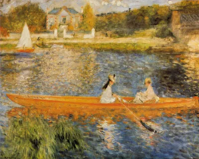 Produktbild von Pierre Auguste Renoir Kunstdruck Bild - Die Seine Bei Asnières, 1879 (40 x 50 cm)
