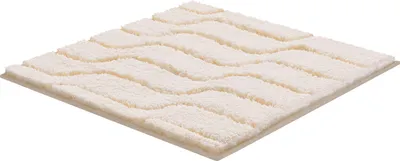 Produktbild von Grund Badteppich VOGUE - 100% Baumwolle, Farbe:Natur, Größe:60x60 cm