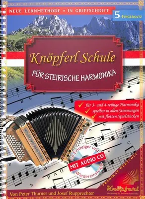 Produktbild von Knöpferl Schule für Steirische Harmonika 1 (5 Fingersatz)