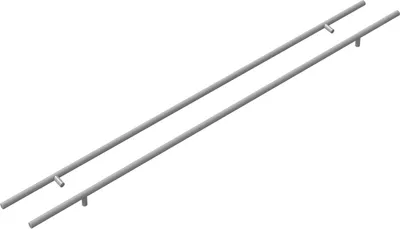 Produktbild von Schrankgriff 2 pcs Silber 900 mm Edelstahl