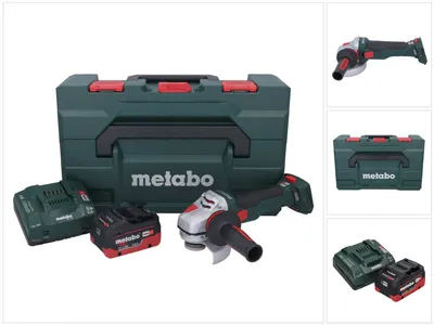 Obrázok produktu pre Metabo WB 18 LTX BL 15-125 Quick akumulátorová uhlová brúska 18 V 125 mm bez kefiek + 1x akumulátor 5,5 Ah + nabíjačka + metaBOX
