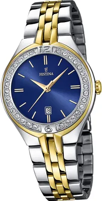Produktbild von Festina Damen Uhr Edelstahlarmband silber gold D2UF16868/3