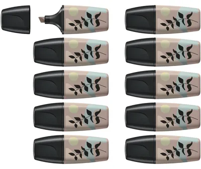 Produktbild von STABILO Textmarker - BOSS MINI Naturevibes - 10er Pack - warmgrau