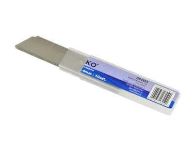 Zdjęcie produktu dla GEKO Ostrza do noży, 18 mm, 10 sztuk, G01855