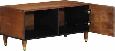 Immagine prodotto di Tavolino da salotto vidaXL color miele 80 x 50 x 40 cm in legno massello di mango
