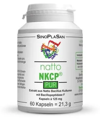 Produktbild von Natto Nkcp Pur 125 mg Kapseln 60 St