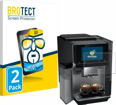 Produktbild von 2x Für Siemens EQ700 Schutzfolie BROTECT Displayschutz Display Schutz Folie Klar Transparent