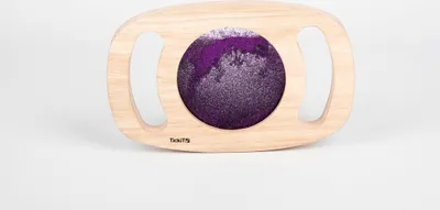 Obrázok produktu pre Tickit Easy Hold Glitter Panels, 1 rok / roky, Kaučukovník, Drevo, Purpurová