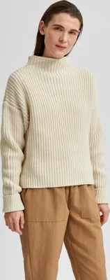 Produktbild von Rollkragen Strickpullover Hoher Rundhals Langarm Sweater SLFSELMA | 42
