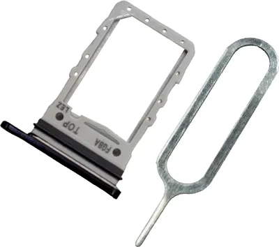 Produktbild von MMOBIEL Dual SIM Kartenhalter Ersatz Für Samsung Galaxy Z Flip4 5G - Schwarz