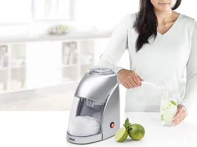 Produktbild von Princess 282984 Eiscrusher, Silber, 0,6 l, 300 g/min, 55 W, 230 V