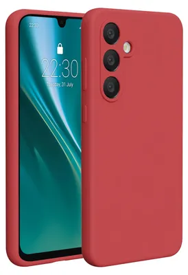Immagine prodotto di Etteri Custodia in silicone per Samsung Galaxy S24 FE in rosso lampone