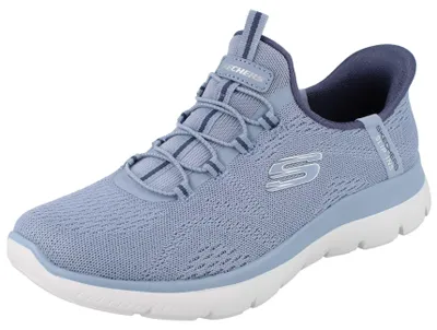 Produktbild von SKECHERS Slip-Ins Summits Damen Schlupfsneaker hellblau Textil vegan -  Größe: 41