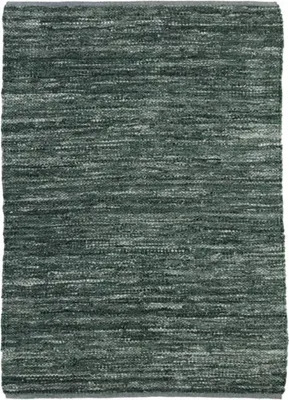 Immagine prodotto di Tappeto in pelle intrecciata blu grigio 160x230
