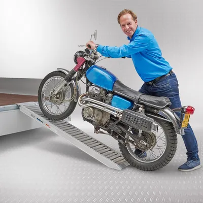 Productafbeelding van Aluminium oprijplaat auto - 180 cm - 1.5 ton