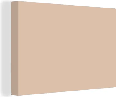 Obrázek produktu pro OneMillionCanvasses® - Obrazy na plátně - Béžová - Barvy - Jednobarevné, Fototapeta, Nástěnné dekorace obrazy obývací pokoj, 60x40cm