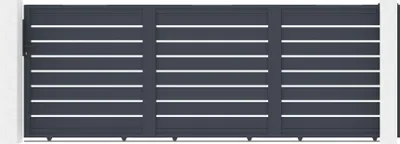 Produktbild von Schiebetor 4,5 m VOGEL H.160 cm graues Aluminium