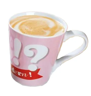 Produktbild von Gilde - 46236 - Kaffeebecher, Tasse, Mit Spruch: Ich bin eine Frau ..., Porzellan, 10,5cm x 8,7cm x 12,5cm