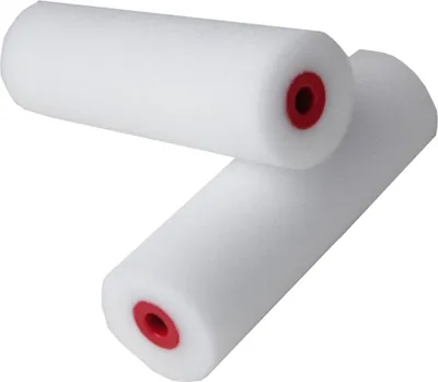 Produktbild von Schaumrolle 2Stück 11cm fein Lackrolle Lackierwalze Schwammrolle Farbrollen