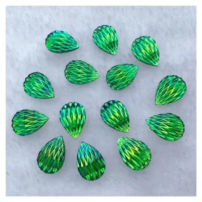 Produktbild von 120/240 Stück 10 * 14 mm Wassertropfen Strass Flatback für Bastelarbeiten und Hochzeiten