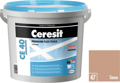 Obrázek produktu pro Spárovací hmota Ceresit 40 5 kg odstín Siena