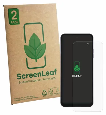 Produktbild von 2x ScreenLeaf Schutzfolie für Hotwav Note 13 Max Displayschutz Display Schutz Folie Klar Transparent