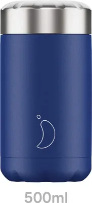 Produktbild von Termobox na jídlo Chilly's Bottles - matná modrá 500ml, edice Original