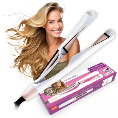 Produktbild von VITALmaxx 3in1 Hair Styler: Lockenstab Glätteisen Welleneisen LED Display