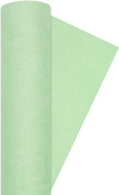 Produktbild von Tischdecke aus Damastpapier in Hellgrün (120 cm x 7 m)