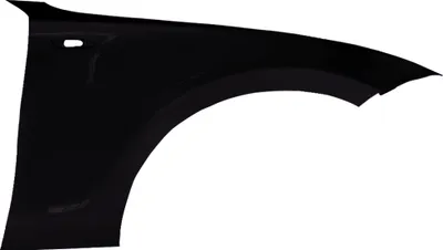 Productafbeelding van BLU Spatbord geschikt voor BMW 1 Serie E81 E82 E87 E88 475 Rechts Zwart Blacksapphire | 2004-2013 | Voorzijde | Gelakt | Montageklaar