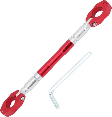 Produktbild von Universelle einstellbare Aluminiumlegierung Motorradbalance Kreuzleitungsleiterrot rot