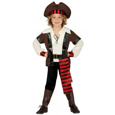 Immagine prodotto di costume da pirata selvaggio per ragazzi taglia 110-146, taglia:140/146