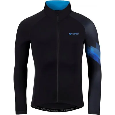 Produktbild von Force Ridge-Trikot – Herren wärmend lang schwarz-blau größe S 8998131-S