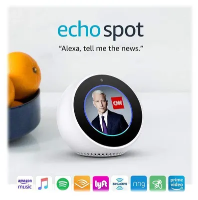 Obrázek produktu pro Amazon B0C2RSK776 Amazon Echo Spot White