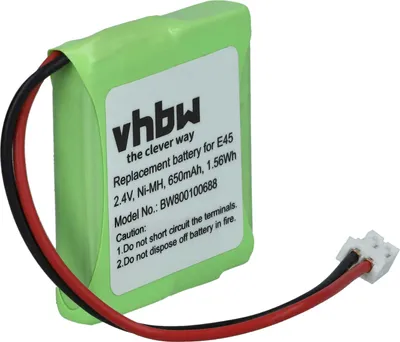 Produktbild von vhbw Akku Ersatz für Siemens V30145-K1310-X382, S30852-D1751-X1 für schnurlos Festnetz Telefon (650 mAh, 2,4 V, NiMH)