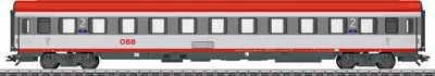 Image de Märklin 42748 H0 Voiture voyageurs Bmz 2ème classe de laÖBB