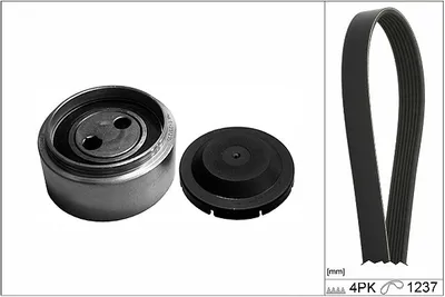 Produktbild von INA 529 0087 10 Keilrippenriemensatz für VW PASSAT Variant (3B6)