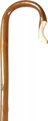 Produktbild von Gastrock Hirtenstab – Braun – Kastanienholz – Länge 137 cm – Durchmesser Wanderstock 30 mm – Für Hirten – Pilgerstab – Hirtenstock