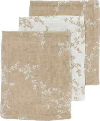 Produktbild von Meyco Waschhandschuh 3er Pack Musselin 20 x 17