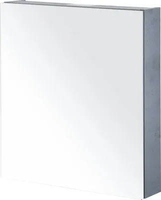 Obrázek produktu pro Zrcadlová skříňka bez osvětlení Sanox 60 x 13 x 65 cm beton antracitově šedá 1 dvířka oboustranně zrcadlové