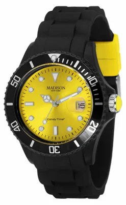 Immagine prodotto di Candy Time di Madison N.Y. Orologio Unisex U4486-02-1 giallo