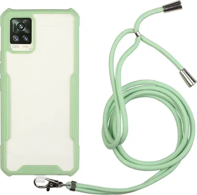 Produktbild von König Design Hülle kompatibel mit Samsung Galaxy A72 5G Kunststoff Handykette Cover - Case Handyhülle Grün